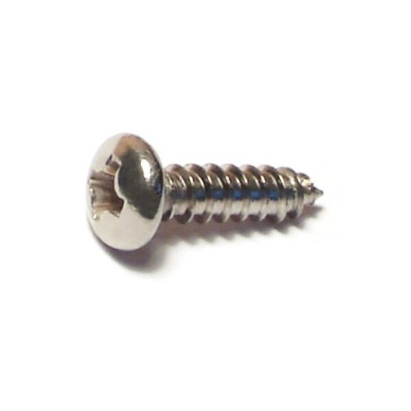 Midwest Fastener Sheet Metal Screw, #6 x 1/2 in, 18-8 Stainless Steel Pan Head Phillips Drive, 35 PK 63461 - main